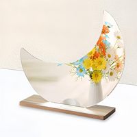 Miroir de sol de forme spéciale irrégulièrement sans cadre miroir pleine longueur miroir de chambre à coucher pour la décoration intérieure