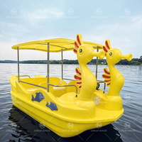 Bateau électrique de haute qualité pour 5 personnes, alimenté par batterie, pour les parcs aquatiques et les divertissements en lac