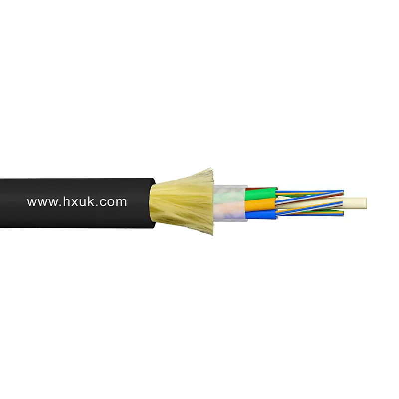 Cable de garantía de calidad fibra optica ADSs 24 hilos span 100 4 8 24 Core cable de fibra óptica ADSs