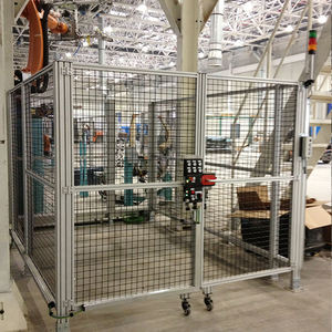 Aluminum Profile Fences Custom Made For Workshop Factory Safety Protection Anodized 6000 Series Alloy Welded Assembly Line - Product Image 3