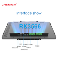 Écran tactile GreenTouch 21,5 pouces, écran tactile capacitif multi-touch à cadre ouvert, moniteur infrarouge, interface USB HD, écran tactile Android