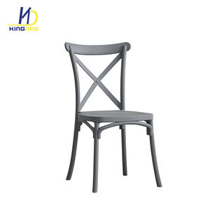 Directo de fábrica barato apilable de plástico de alta Cruz espalda boda Baquet evento silla - Product Image 1