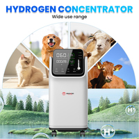 Concentrateur d'oxygène vétérinaire portable de qualité médicale 5 litres, concentrateur d'oxygène pour animaux 5l, générateur d'oxygène portable