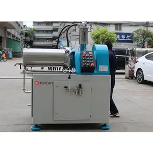 Trung Quốc Tencan KNB-S-1L 5.5KW 3-20L/H Ngang Bead Mill Máy Sơn Mài Làm Máy Cát Trộn Máy