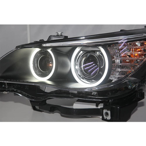 Faros Delanteros LED CCFL Angel Eyes para <span class=keywords><strong>BMW</strong></span> E60 <span class=keywords><strong>523i</strong></span> 525i, Años <span class=keywords><strong>2003</strong></span> a 2004, Compatibles con el Coche Original con Bombillas de Xenón HID LF - Product Image 5