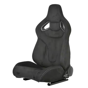 Siège baquet réglable <span class=keywords><strong>BMW</strong></span> <span class=keywords><strong>Racing</strong></span> de haute qualité en cuir universel <span class=keywords><strong>SIM</strong></span> en daim avec curseur en PVC pour la course de haute performance - Product Image 1