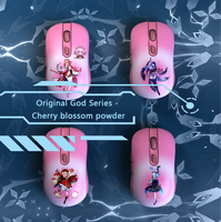 Souris sans fil rechargeable de dessin animé personnalisée OEM 2.4GHz + souris BT pour ordinateur portable à domicile, bureau, souris de jeu