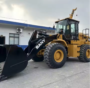 Kualitas tinggi digunakan Sany SW955K SW956k <span class=keywords><strong>5</strong></span> <span class=keywords><strong>Ton</strong></span> pemuat Depan konstruksi pergerakan tanah 95% roda baru pemuat di Shanghai - Product Image 2