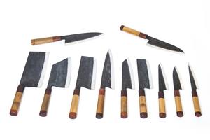 Cuchillo Bunka de 7 Pulgadas de la Mejor Calidad 180 - Forjado a Mano - Mango Especial de Bambú - Acero con Alto Contenido de Carbono - Product Image 6