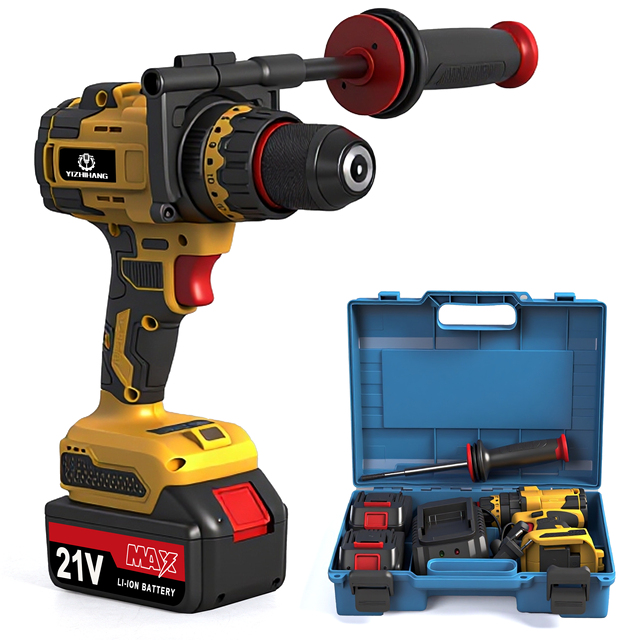 Use More Cordless Electric Drill and Power Tool Kits, with Detachable Impact Drills and Professional Screwdrivers Set