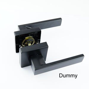 פנימי דלתות עץ מודרני מנעולי מלון מקורה חדר מפתחות מפתח שחור שינה מנוף סטי פנים דלת ידיות נעילה עם ידית - Product Image 4