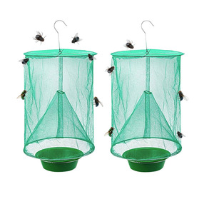 Convenient Hanging Fly Trap Outdoor Catcher Bag Outdoor Fruit Fly Trap Flycatcher Folding Fly Trap Net - Product Image 1