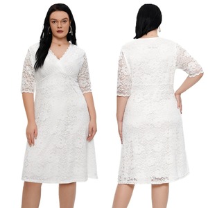 Nuovi <span class=keywords><strong>abiti</strong></span> <span class=keywords><strong>da</strong></span> sera europei e americani per <span class=keywords><strong>donne</strong></span> curvy, <span class=keywords><strong>abiti</strong></span> in pizzo per ragazze plus-size, vendita all'ingrosso - Product Image 1