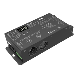 Skydance D3-XE RGB DMX512 &amp; RDM Decoder 3 Channel Constant Voltage DMX512 <strong>Controller</strong> Numeric Display <strong>PWM</strong> LED <strong>Controller</strong> - Product Image 4