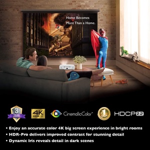 Projecteur DLP LED TK850 4K HDR-PRO Lumens Android 10 Haut-parleurs intégrés Portable pour les entreprises, l'éducation, compatible 3D TK850 - Product Image 6