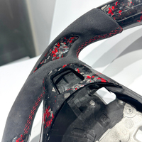Livraison directe monobloc pour BMW E92 volant en Fiber de carbone forgé rouge pour BMW E90 E91 E92 E46 E84 série 3 série 4 Sport