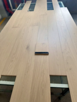 Parquet rustique en chêne blanc euro de 15 mm, bois massif français naturel, parquet d'intérieur en bois véritable, parquet contrecollé