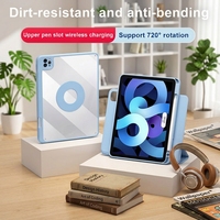 Étui magnétique détachable pour tablette avec emplacement pour stylo à chargement sans fil pour iPad 10e génération 2022
