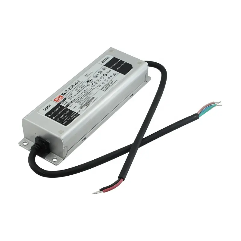 Meanwell XLG-200-L-AB IP67調光可能防水定電流LEDドライバー