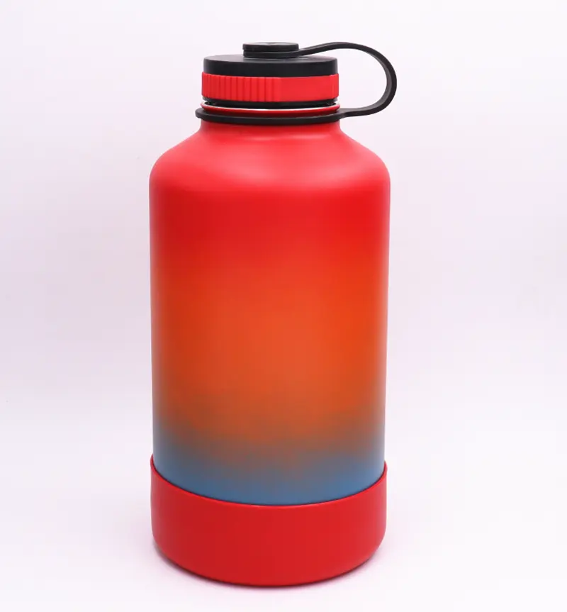 Casing pelindung botol air minum silikon hidro 64oz, pelindung dasar botol air, termos vakum, termos, lengan bawah, penutup pelindung