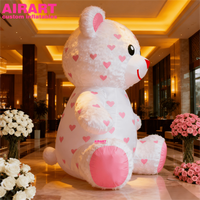 Ours en peluche en tissu Oxford 420D pour la Saint-Valentin, ours en peluche géant pour la décoration de festival, ours en peluche en peluche