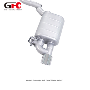 Échappement Catback <span class=keywords><strong>Sport</strong></span> Edition à Double Valve pour <span class=keywords><strong>Audi</strong></span> A4 2.0T en Acier Inoxydable 304, Configuration Double Silencieux, Qualité Professionnelle - Product Image 3