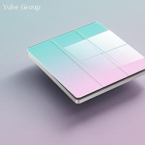 Interrupteur mural tactile intelligent pour la maison, panneau tactile, touches de piano, verre trempé, durable, installation facile, interrupteur-prise - Product Image 3