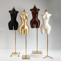Mannequin buste en mousse dorée grande taille pour femme, fabriqué en Chine, exportation Europe Amérique, délai d'échantillonnage de 7 jours