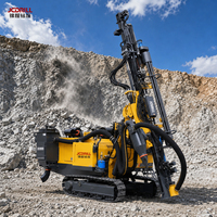 Foreuse hydraulique DTH JC660 pour l'exploitation en carrière avec cabine et changeur de tiges automatique