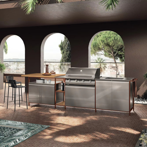 BAINENG High-End paslanmaz çelik açık barbekü kabine-su geçirmez Rustproof barbekü araçları bahçe ekipmanları için kolay temizlenebilir - Product Image 2