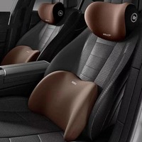 Appui-tête/Support Lombaire de Voiture Oreiller de Cou Coussin Lombaire Dossier de Siège Conducteur Coussin de Voiture Soutien Lombaire de Conduite Soutien de la Taille
