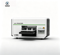 Imprimante DTF UV à double tête d'impression XP600 4060, machine à étiquettes autocollantes en cristal à encre blanche et vernis, entièrement automatique, haute vitesse, LED