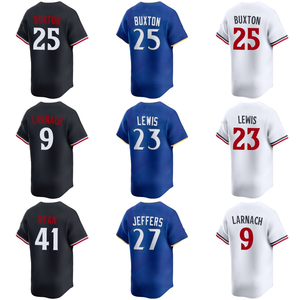 Maillot respirant pour homme 100% polyester 25 Byron Buxton 41 Joe Ryan 23 Royce Lewis 23 Ryan Jeffers 27 Trevor Larnach - Product Image 1