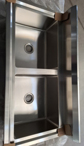 In acciaio inox singola kitchen sink bowl con a bordo di scarico - Product Image 4