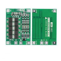 Carte de protection de chargeur de batterie Li-ion Lithium 3S 4S 40A 60A 18650 BMS pour perceuse moteur 11.1V 12.6V 14.8V 16.8V Amélioration de l'équilibrage