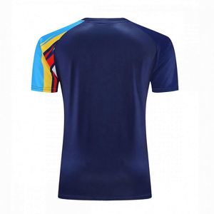 เสื้อเจอร์ซีย์ผู้ชายขายส่ง เป็นมิตรกับสิ่งแวดล้อม แห้งเร็ว แขนสั้นสำหรับออกกำลังกาย พิมพ์ลายแบบซับลิเมชั่นตามสั่ง ระบายอากาศได้ดี ผลิตจากโพลีเอสเตอร์ 100% - Product Image 3