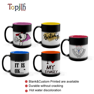Topjlh – Tasse magique en céramique 11 oz à sublimation, intérieur coloré, personnalisable avec photo et logo, vente en gros, vierge, en vrac - Product Image 6