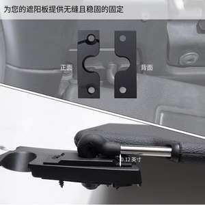 ชุดซ่อมม่านบังแดดสำหรับ Z0114 Jeep Wrangler คลิปอะลูมิเนียมอัลลอย - Product Image 3