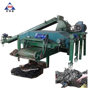 uncured Green tyre scrap rubber steel wire separate machine