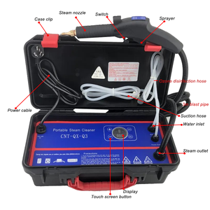 <span class=keywords><strong>Nettoyeur</strong></span> <span class=keywords><strong>vapeur</strong></span> haute pression portatif pour usage domestique, idéal pour les graisses de cuisine, les canapés, les petits climatiseurs et les machines à laver - Product Image 2