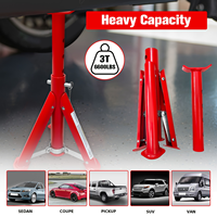 Outils de réparation automobile, crics hydrauliques en alliage d'aluminium, supports de levage pliables, certificat CE, pour levage et support, 2 T, 3 T, hauteur minimale 280 mm