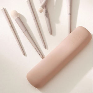 Custom Logo Soft Silicone <b>Makeup</b> <b>Brush</b> Travel <b>Case</b> Custom Travel Cosmetic <b>Brush</b> Holder Washable <b>Makeup</b> Tool Organizer for Travel - Product Image 5