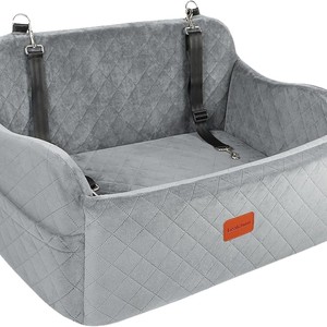 Siège auto pour chien, siège auto surélevé, siège auto pour animal de compagnie amovible et lavable pour siège arrière. - Product Image 5