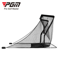 PGM LXW019 Réseau de simulation de golf de haute qualité avec retour de balle, filets d'entraînement pour le swing de golf