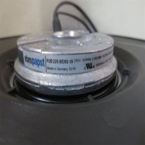 Ventilador Centrífugo de Refrigeración para Gabinete, Personalizable OEM/ODM, con Rodamiento de Bolas, 225mm, 230V CA, 200W, IP44, Modelo R2E225-BD92-19 - Product Image 6