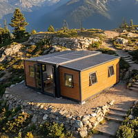 Maison pliante préfabriquée personnalisée 20ft 40ft, mini-maison modulaire 2 3 4 chambres, maison conteneur mobile de luxe extensible