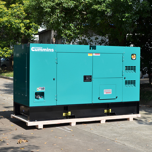 Super Silent Genset 60Hz 120V/208V 15 Kva 50 Amp diesel Generator Power by cummins Engine 4B3.9-G11