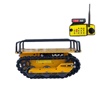 Véhicule de transport à chenilles télécommandé 500 kg, électrique, auto-déchargeant, tout-terrain, certifié CE pour la ferme