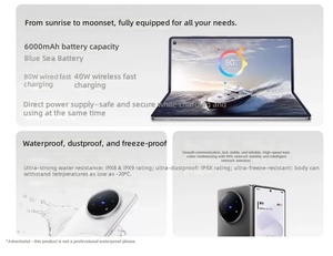 HOT Sale VIVO X Fold5 Foldable <b>Phone</b> 6000mAh 80W Wired+40W Wireless Charge IPX8 IP5X ZEISS Telephoto AI Big Screen Cross-Ecosyst - Product Image 5