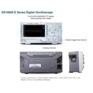 แลงซัว DS1202Z-E ออสซิลโลสโคปดิจิตอล 2 ช่องสัญญาณ 200MHz ความแม่นยำสูง หน่วยความจำ 24Mpts หน้าจอ LCD พกพาสะดวก รับประกัน 1 ปี - Product Image 4